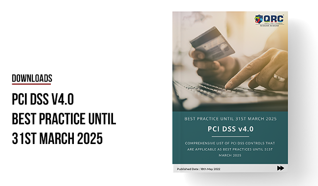 PCI DSSv4.0 Best practice until 31st March 2025